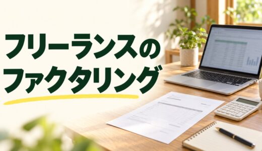 フリーランス向けファクタリング5選！少額・手数料・審査条件を比較
