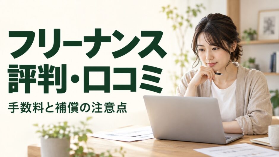 フリーナンスの評判・口コミと手数料・補償の注意点