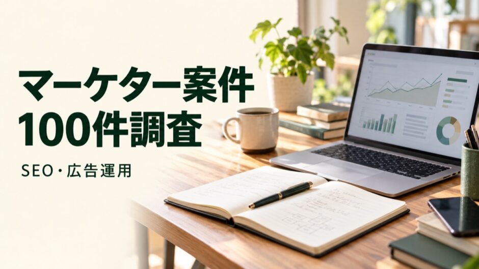 SEO・広告運用の公開案件100件調査