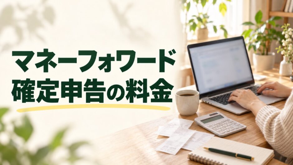 マネーフォワード クラウド確定申告の料金を解説する記事のアイキャッチ