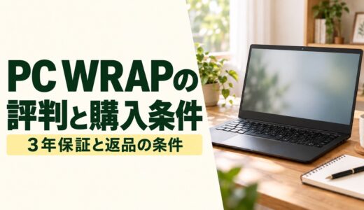 PC WRAPの評判は？3年保証と返品条件・中古PCの選び方を解説