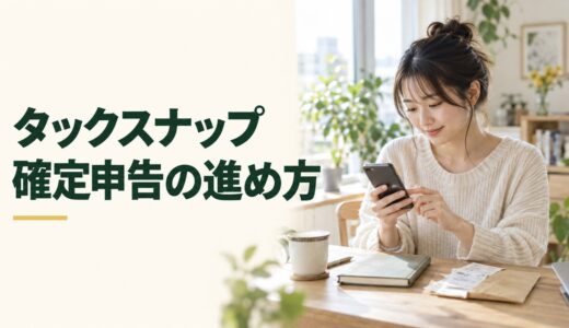 タックスナップの確定申告のやり方｜仕分けから納税までの手順