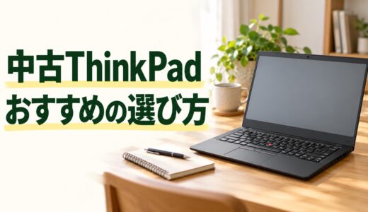 中古ThinkPadのおすすめ4選！狙い目の世代と失敗しない選び方