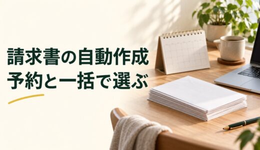 請求書を自動作成する方法｜定期請求・CSVと対応ソフト3選